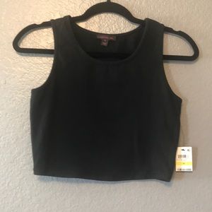 NWT Black Crop Top Medium Material Girl.